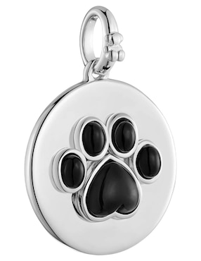 Dije de huella Tous medallions de plata P 925 ónix