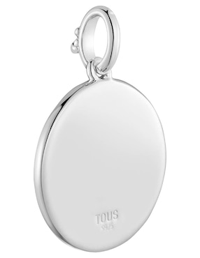Dije de huella Tous medallions de plata P 925 ónix