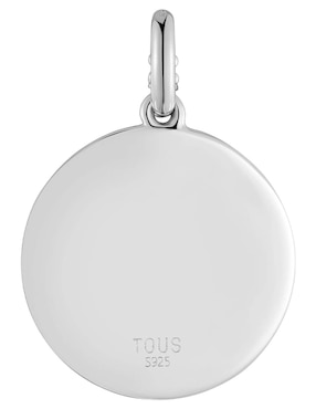 Dije de huella Tous medallions de plata P 925 ónix