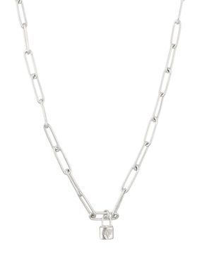 Collar de candado E&N Cherny Fashion de plata P 925