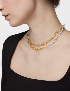 Collar de eslabones Tous Manifesto de plata P 925