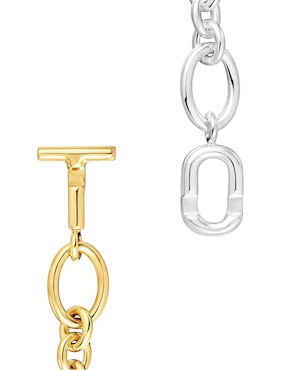 Pulsera Tous de plata P 925 Manifesto con acabado baño de oro