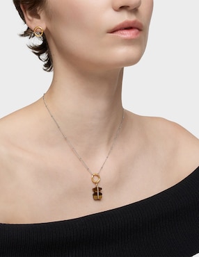 Dije de oso Tous Sweet Dolls de oro amarillo 14 k ojo de tigre