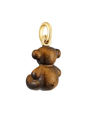 Dije de oso Tous bold bear de oro amarillo 14 K ojo de tigre
