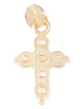 Dije Sini de oro 14 K zirconia