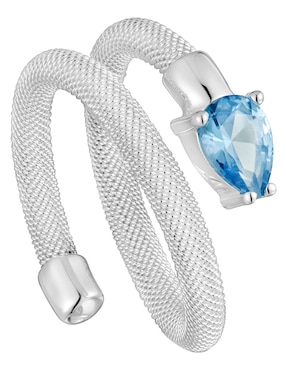 Anillo Tous Mesh LGG P 925 de plata espinela brillante