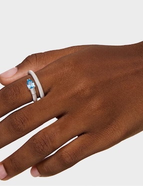 Anillo Tous Mesh LGG P 925 de plata espinela brillante