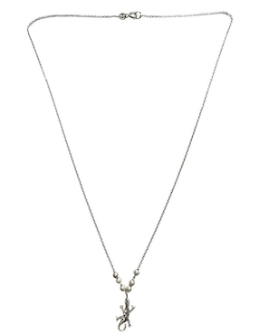Collar con dije Limerence By Claudia Herrera de plata P 925