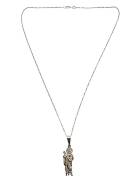 Collar con dije san judas tadeo Limerence By Claudia Herrera de plata P 925