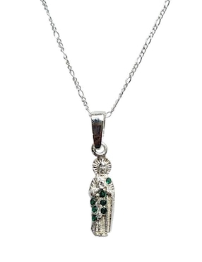 Collar con dije san judas tadeo Limerence By Claudia Herrera de plata P 925
