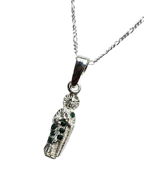 Collar con dije san judas tadeo Limerence By Claudia Herrera de plata P 925