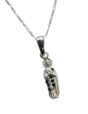Collar con dije san judas tadeo Limerence By Claudia Herrera de plata P 925