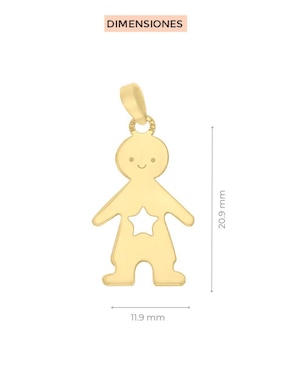 Dije de niño Fianelli menino de oro 14 K