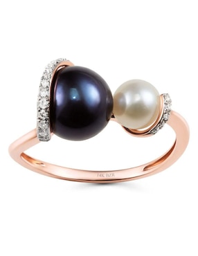 Anillo Joyerías Bizzarro 14 k de oro blanco diamante brillante