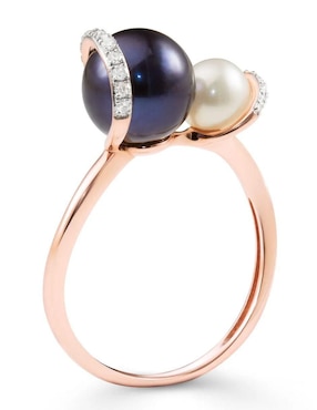 Anillo Joyerías Bizzarro 14 k de oro blanco diamante brillante