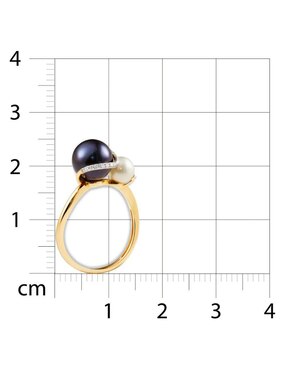 Anillo Joyerías Bizzarro 14 k de oro amarillo diamante brillante