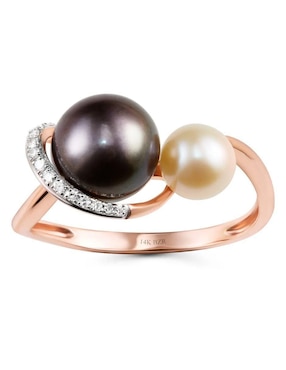Anillo Joyerías Bizzarro 14 k de oro blanco diamante brillante