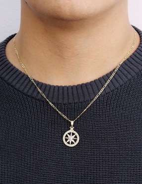 Dije redondo Dinasti de oro 14 K
