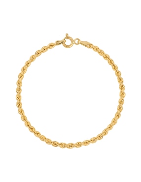 Pulsera Dinasti de oro 14 k con acabado brillante