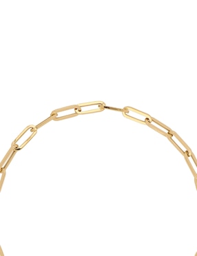 Pulsera Dinasti de oro amarillo 14 k con acabado pulido
