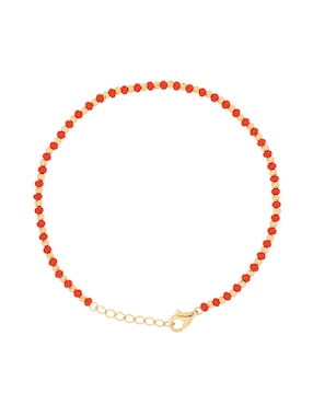 Pulsera Dinasti de oro amarillo 14 K con acabado brillante