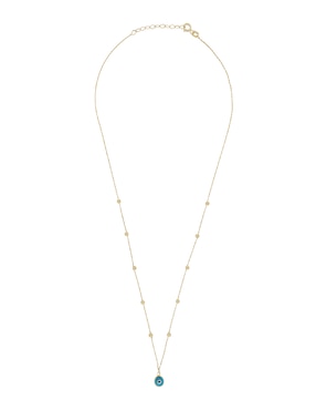 Gargantilla de ojo Dinasti de oro amarillo 14 K