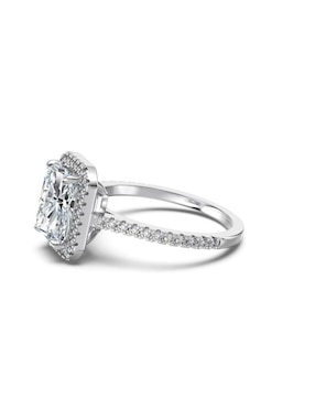 Anillo de compromiso de plata P 925 Yoiko Étoile moissanita