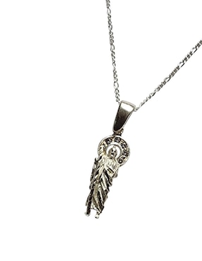 Collar con dije San Judas Tadeo Limerence By Claudia Herrera de plata P 925