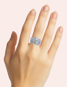 Anillo Aretize Moda P 925 de plata brillante