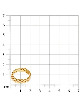 Anillo Joyerías Bizzarro 14 k de oro amarillo brillante