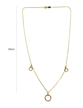 Collar Mancini de oro 10 K