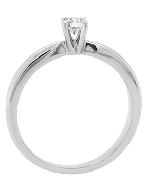 Solitario de oro 14 k Valessa diamante