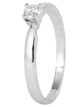 Solitario de oro 14 k Valessa diamante