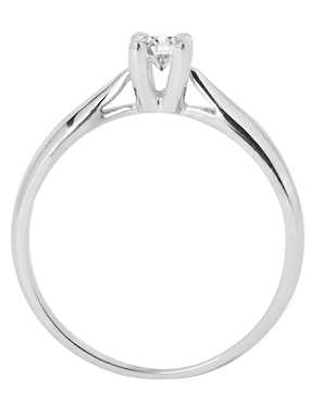 Solitario de oro 14 k Valessa diamante