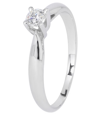 Solitario de oro 14 k Valessa diamante
