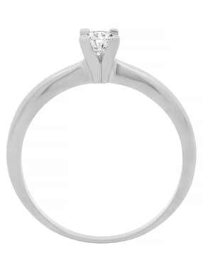 Solitario de oro 14 k Valessa diamante