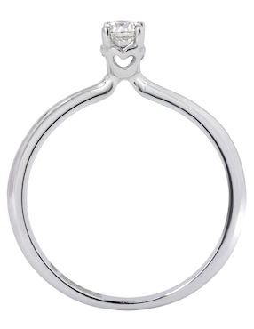 Solitario de oro 14 k Valessa diamante
