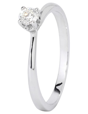Solitario de oro 14 k Valessa diamante