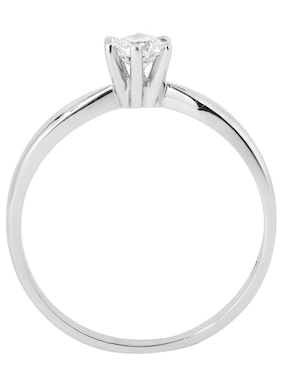Solitario de oro 14 k Valessa diamante