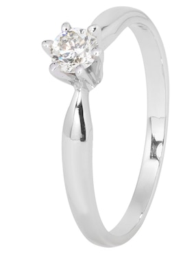 Solitario de oro 14 k Valessa diamante