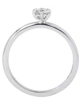Solitario de oro 14 k Valessa diamante