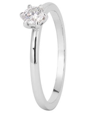 Solitario de oro 14 k Valessa diamante