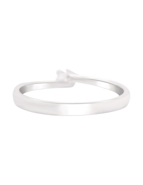 Solitario de oro blanco 14 k Klamore Estel diamante