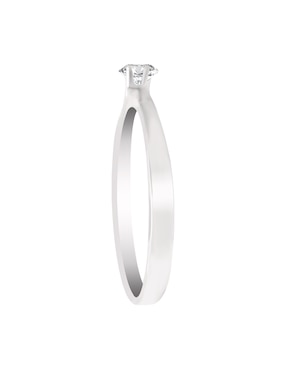 Solitario de oro blanco 14 k Klamore Estel diamante
