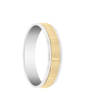 Argolla de oro blanco 14 k Essenza Luzia