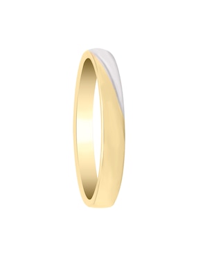 Argolla de oro florentino 14 k Essenza Indira