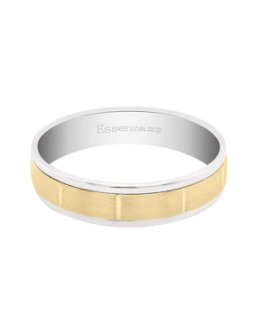 Argolla de oro blanco 14 k Essenza Luzia