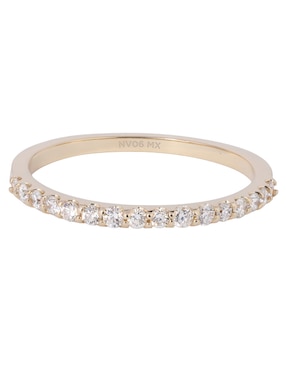 Anillo Valessa 14 k de oro diamante brillante