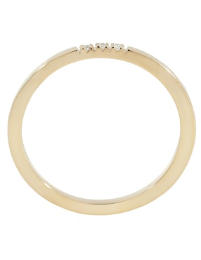 Anillo Valessa 14 k de oro diamante brillante
