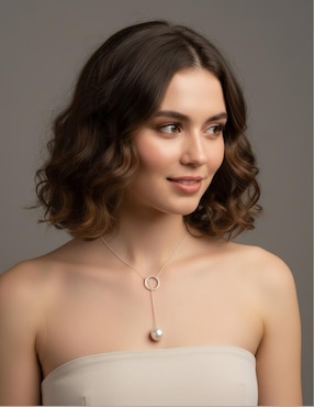 Collar Aretize Esfera de plata P 925